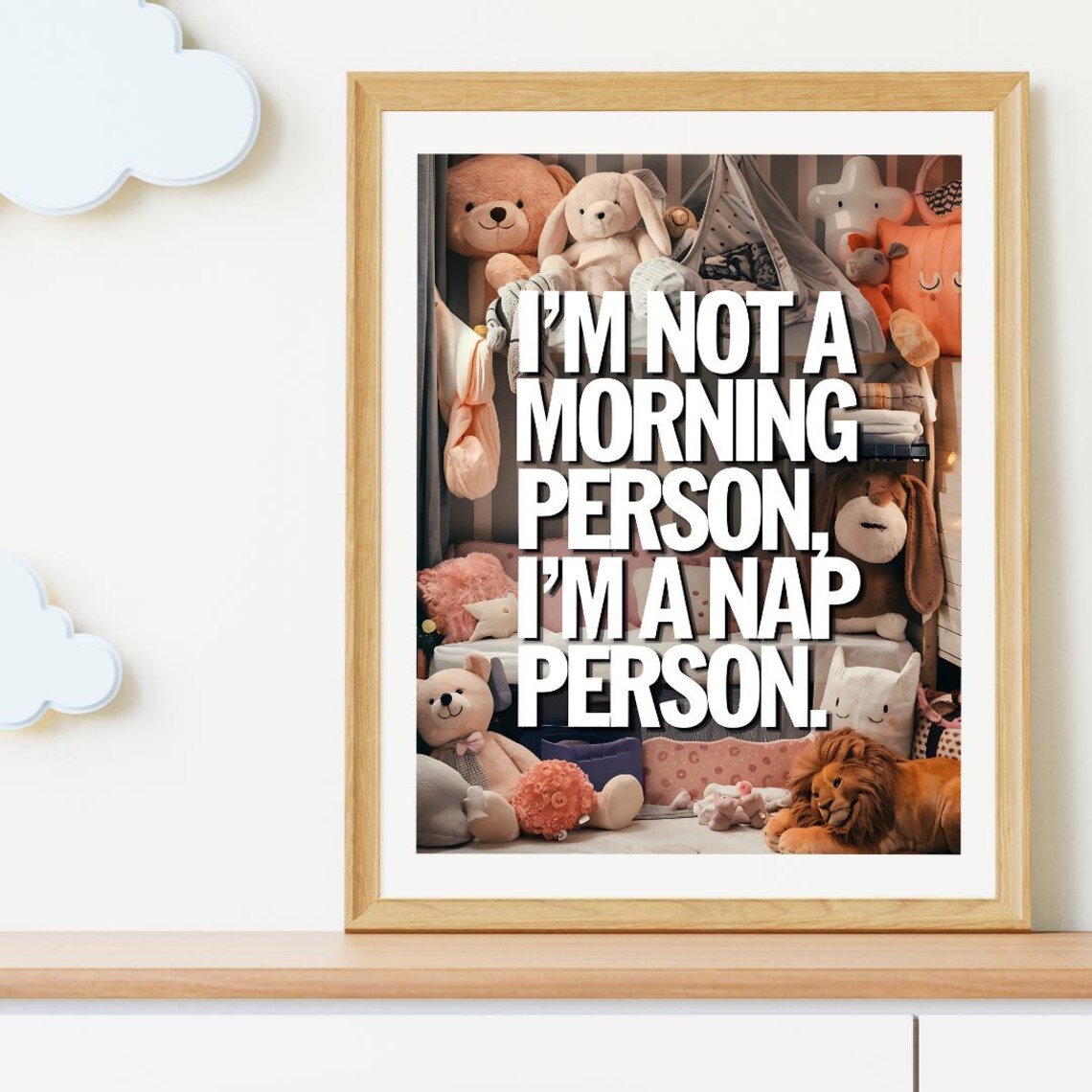 Baby Nursery Wall Art, Humorous New Parent Gift