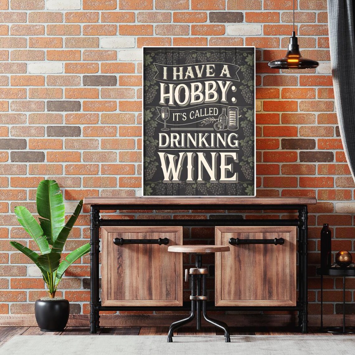 Wine Poster, Funny Kitchen Wall Art Print - Image 5