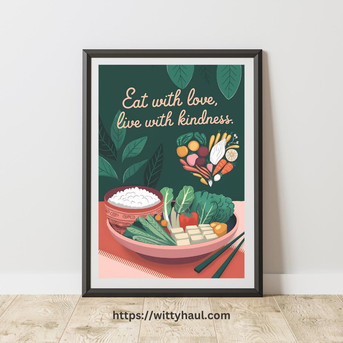 Vegan Art Print For Vegans Vegan Humor Poster Vegan Quotes For Vegan Vegan Wall Art Vegan Poster Funny Vegan Art