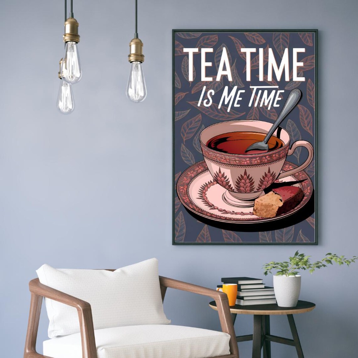 Tea Humour Wall Art Print, Tea Lover Gift - Image 2