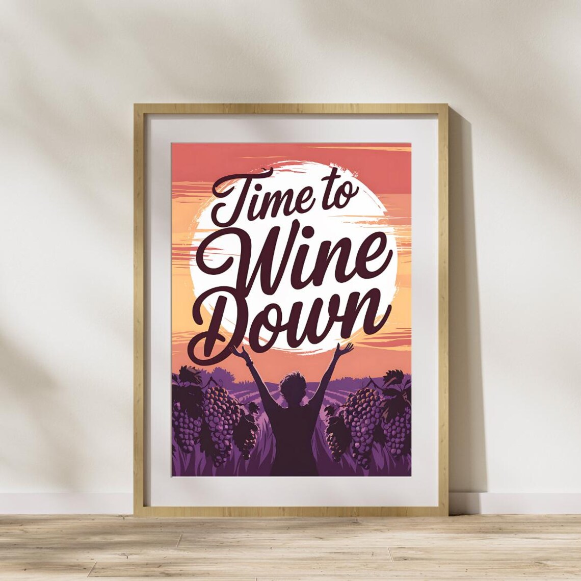 Wine Quote, Modern Bar Cart Art Print - Image 6