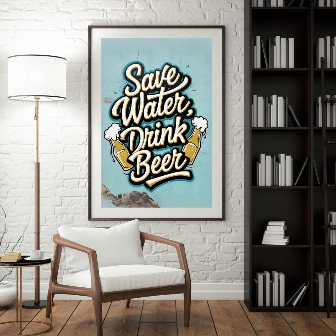 Beer Humor Poster, Beer Lovers Gift - Image 4