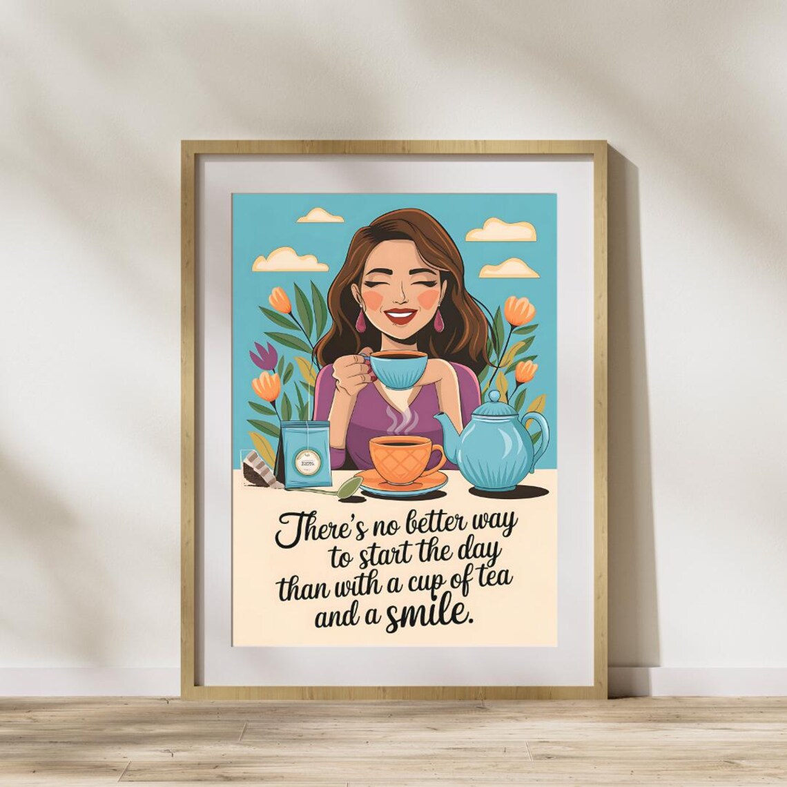 Tea Humour Art Print, Dining Room Decor - Image 3