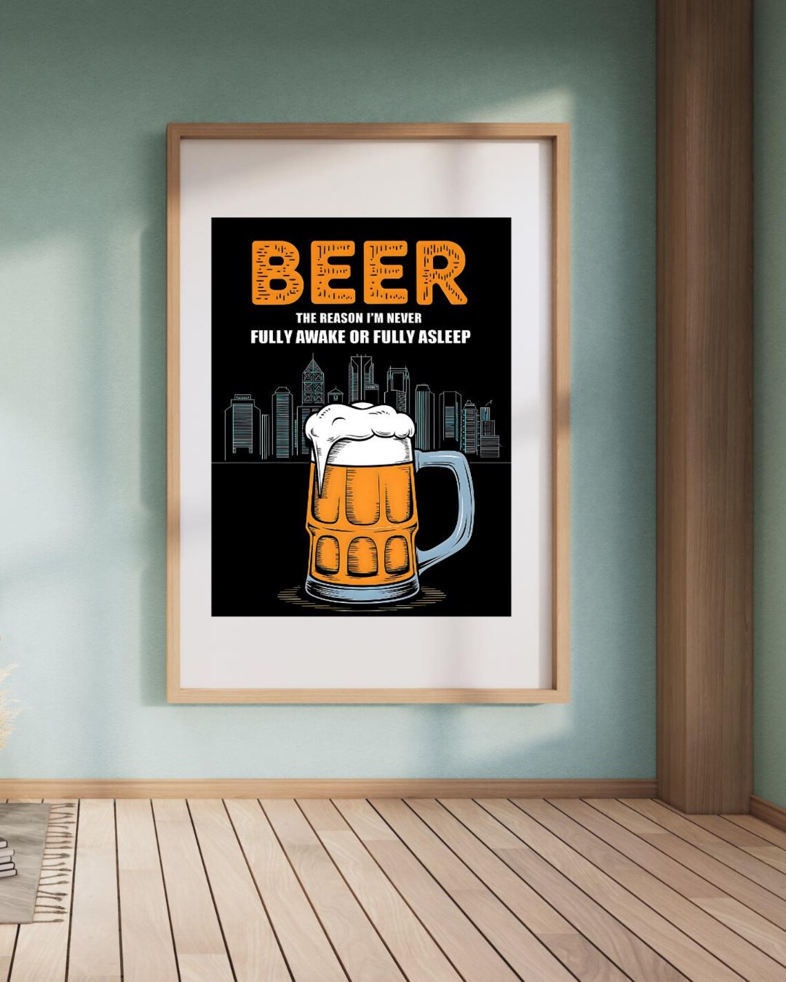Bar Cart Decor, Retro Kitchen Wall Art Print - Image 6