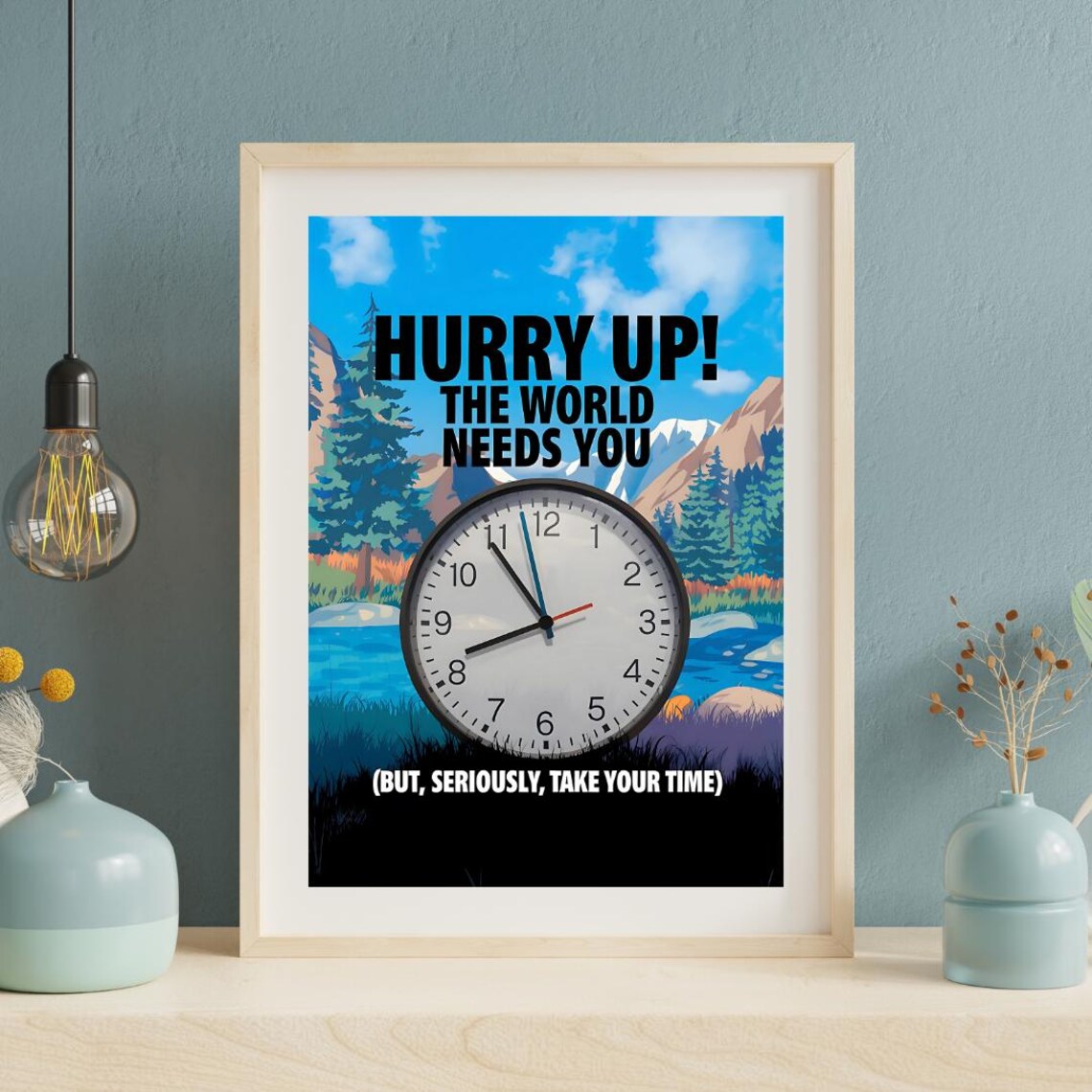 Funny Bathroom Quote, Toilet Humor Wall Art Print - Image 3