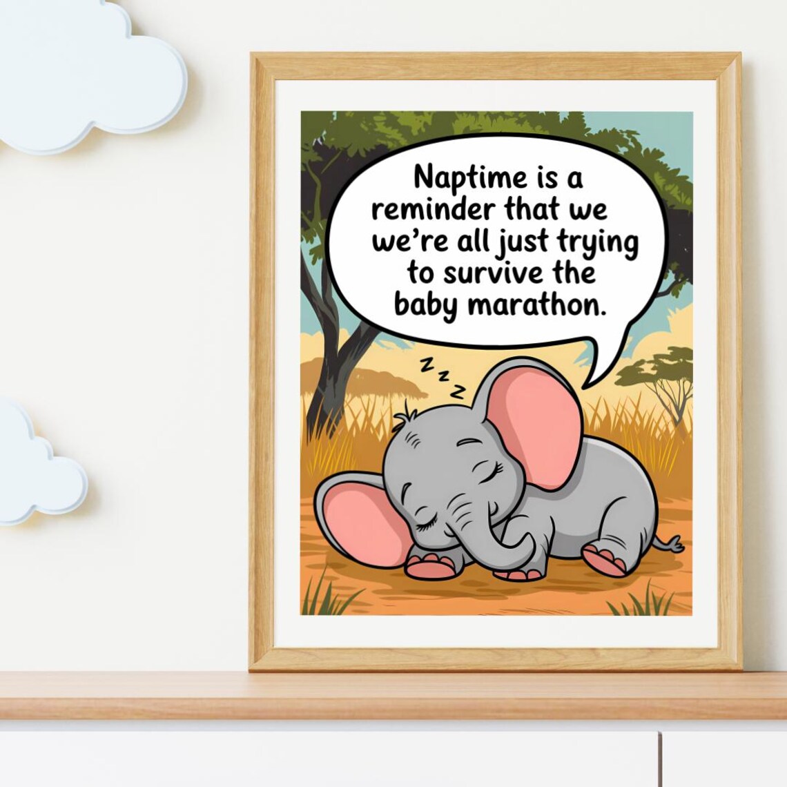 Baby Nursery Funny Room Decor, Cute Prints
