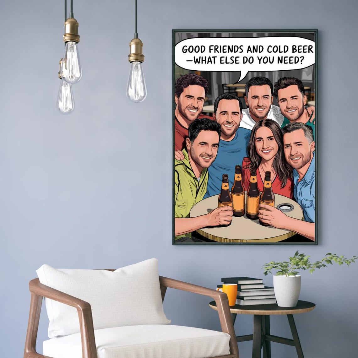 Beer Wall Art, Funny Beer Jokes Poster - Image 4