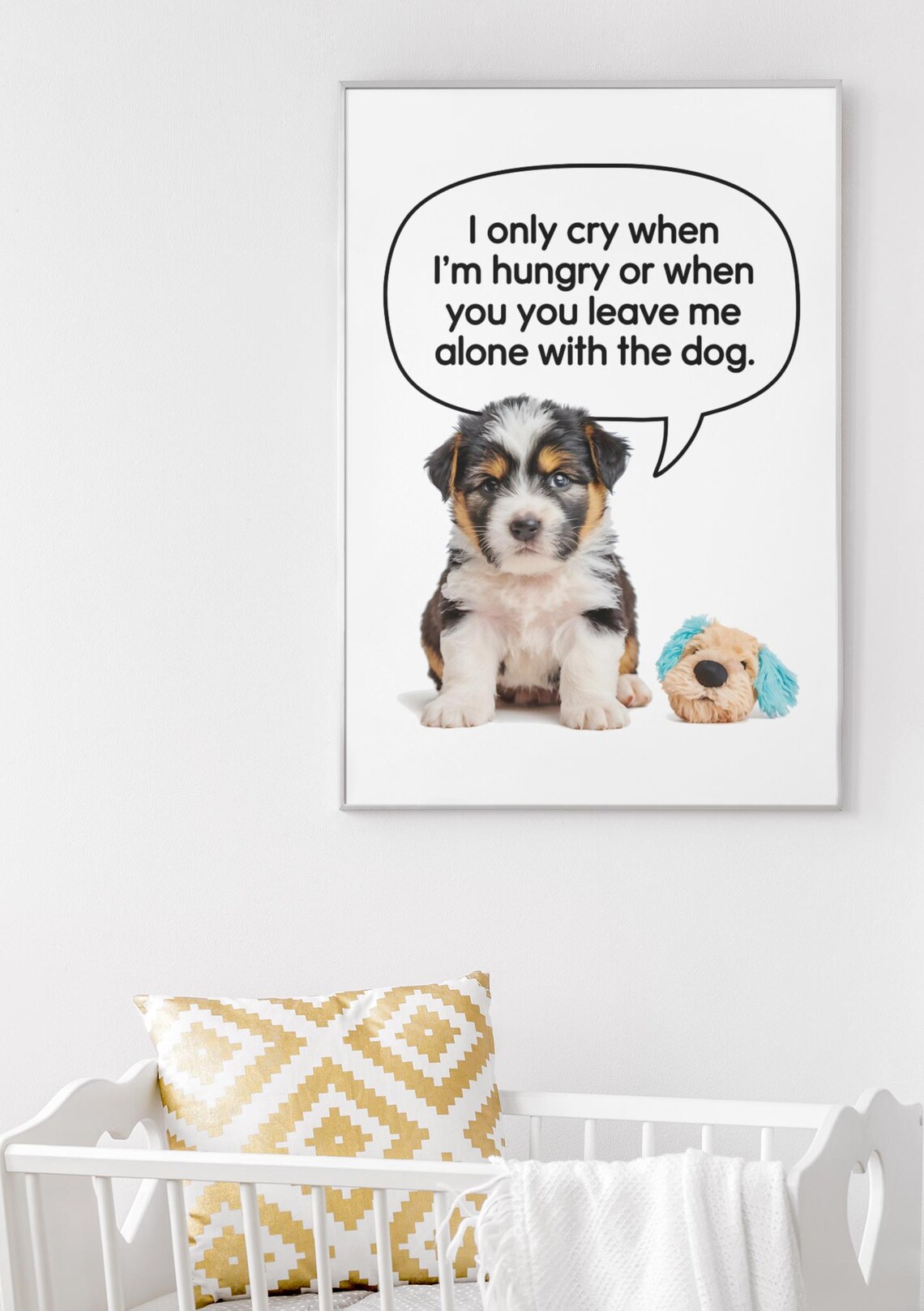 Baby Room Nursery Wall Art, Funny Gift For New Parents - Image 2