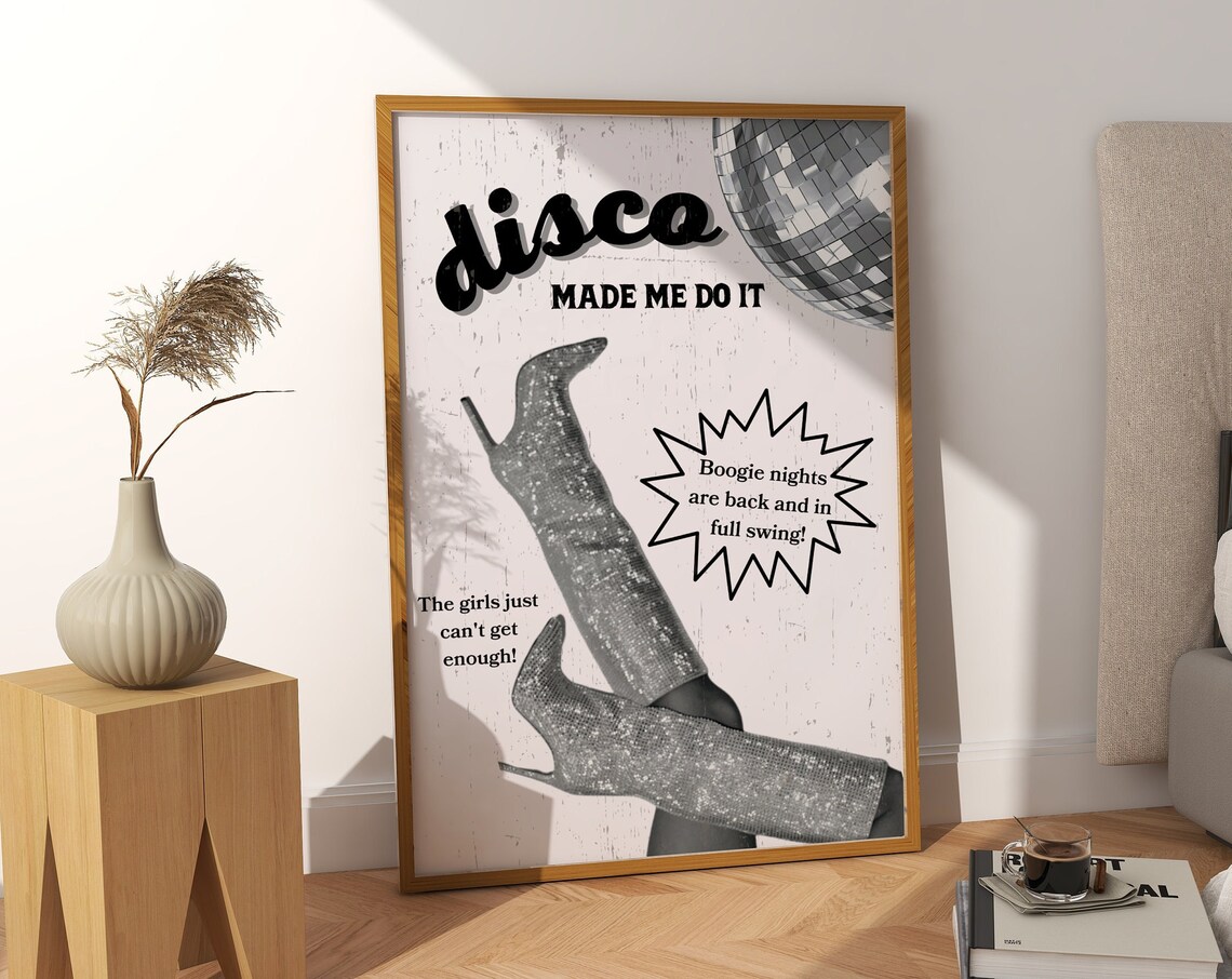 Disco Made Travel Poster