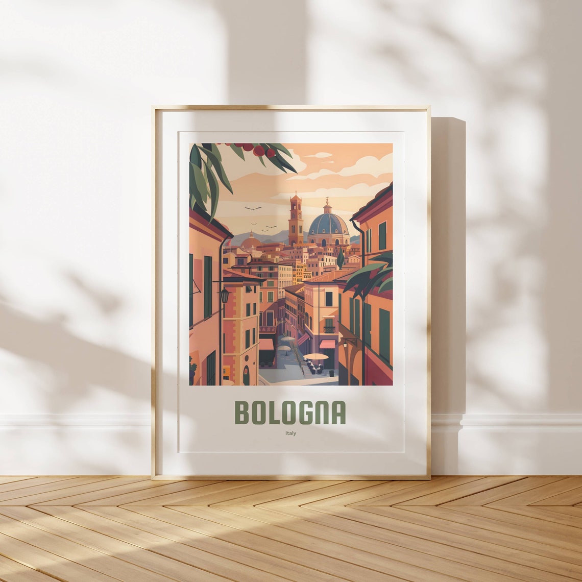 Bologna Poster Vintage Travel Poster Retro Italy Travel Home Decor Bologna Wall Art Vintage Poster Italy - Image 4