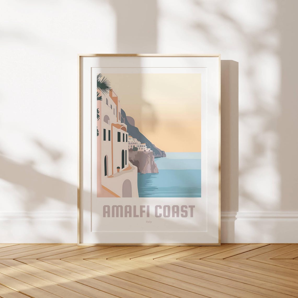 Amalfi Coast Poster Vintage Travel Poster Travel Poster Gift Amalfi Wall Art Vacation Poster Amalfi Coast Travel Poster Italy - Image 2