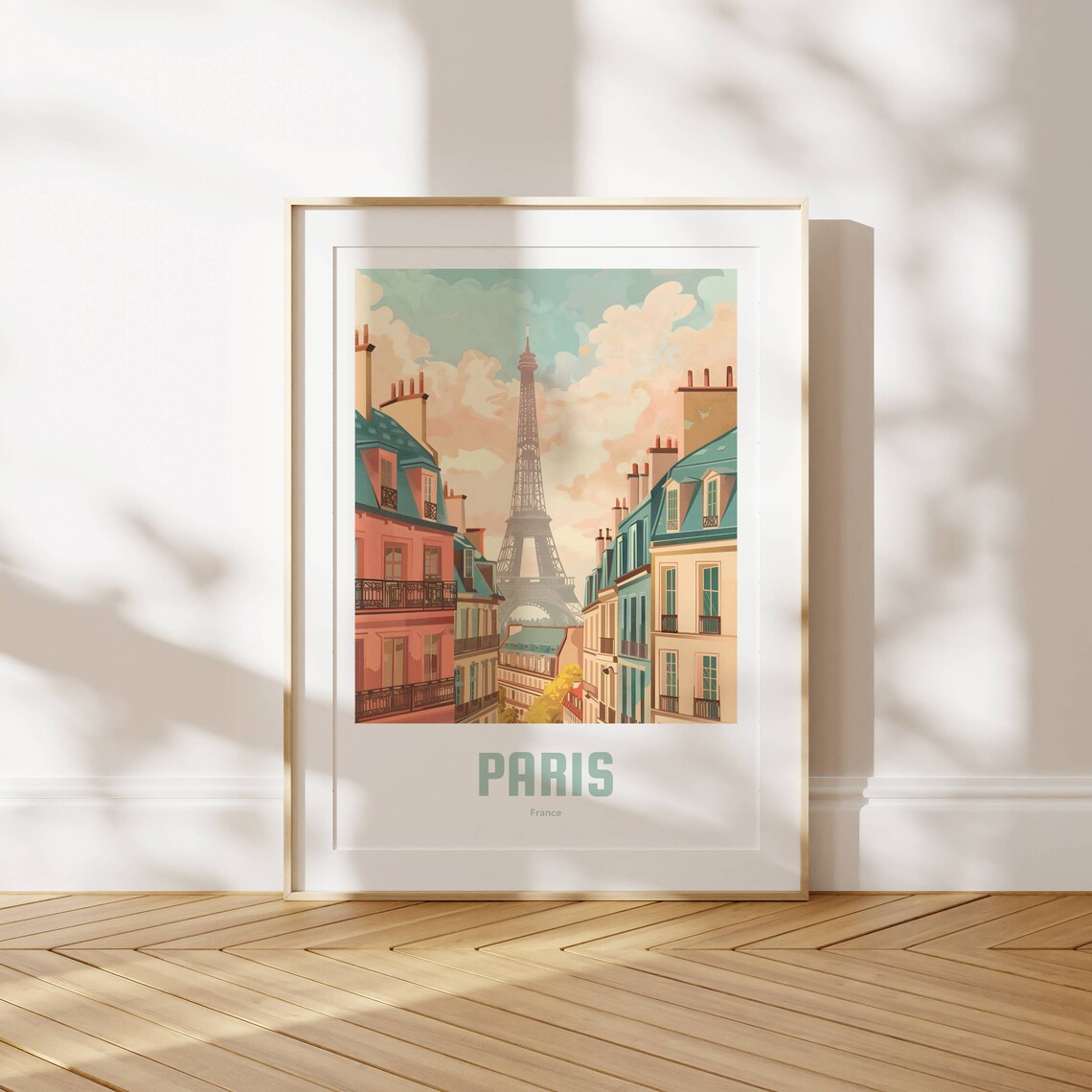 Paris Vintage Travel Poster, Retro Wall Art Print - Image 4