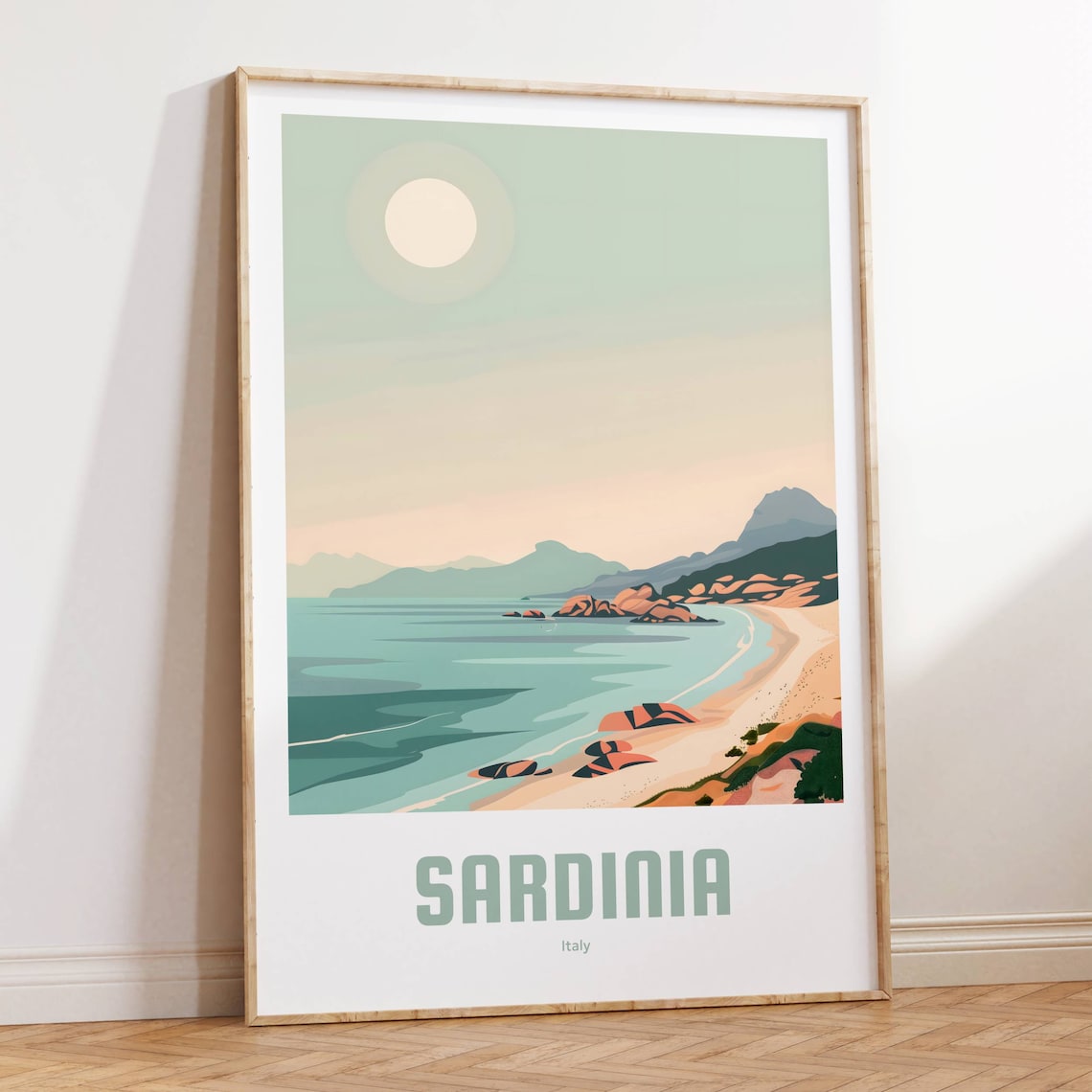 Sardinia Vintage Travel Poster, Retro Wall Art - Image 4
