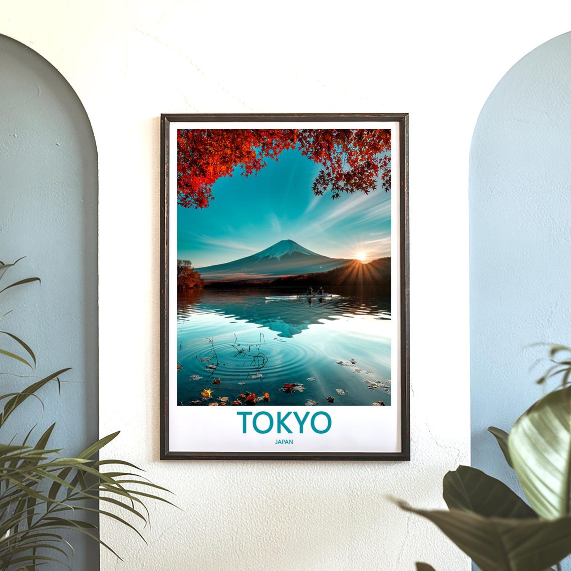 Tokyo Print Wall Art Tokyo Japan Travel Art Print Tokyo Hanging Wall Decor Tokyo Poster Prints Home Decor Tokyo Japan Poster Travel Gift Art - Image 3