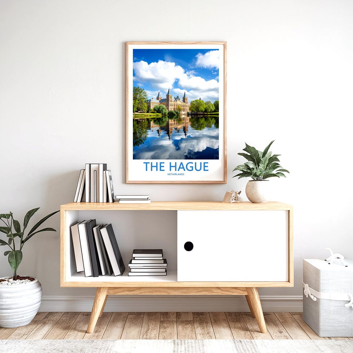 The Hague Historic Palace Mirror Reflection Photo Travel Poster - Image 2