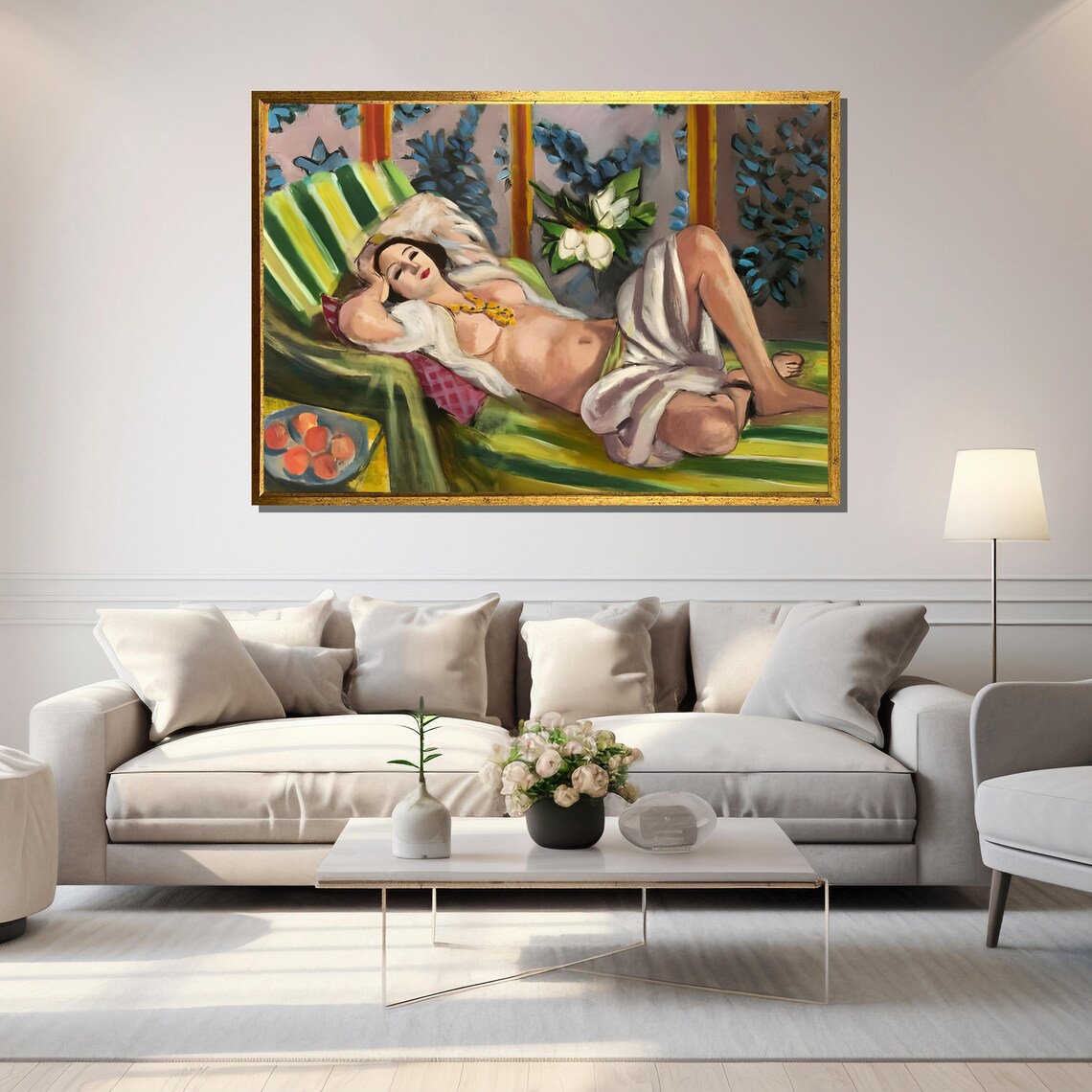 Henri Matisse Reclining Odalisque With Magnolias Fauvist Poster - Image 5