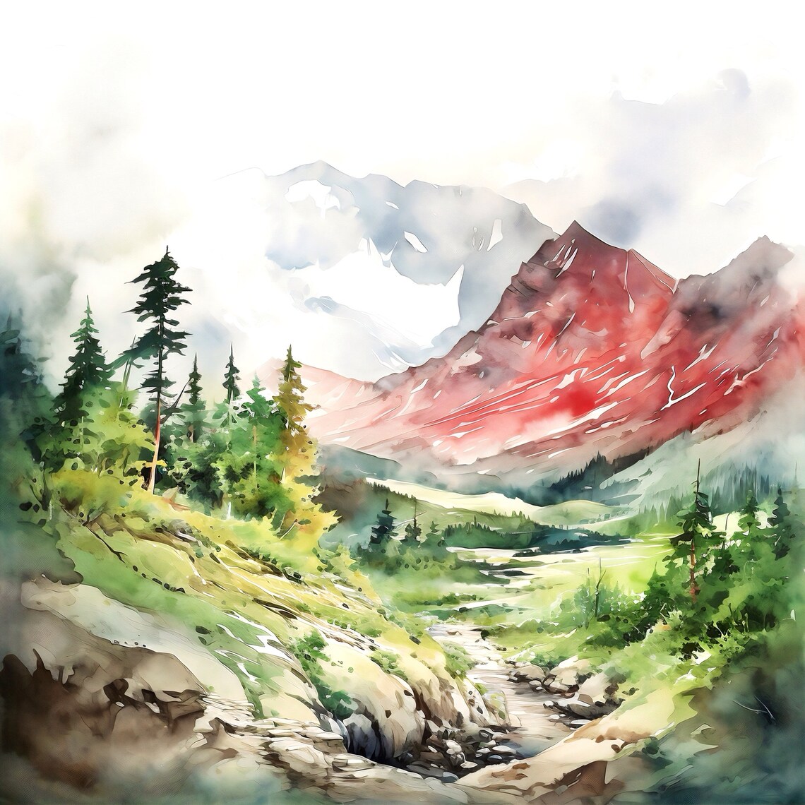 Colorado Rocky Mountain Landscape - Art Print