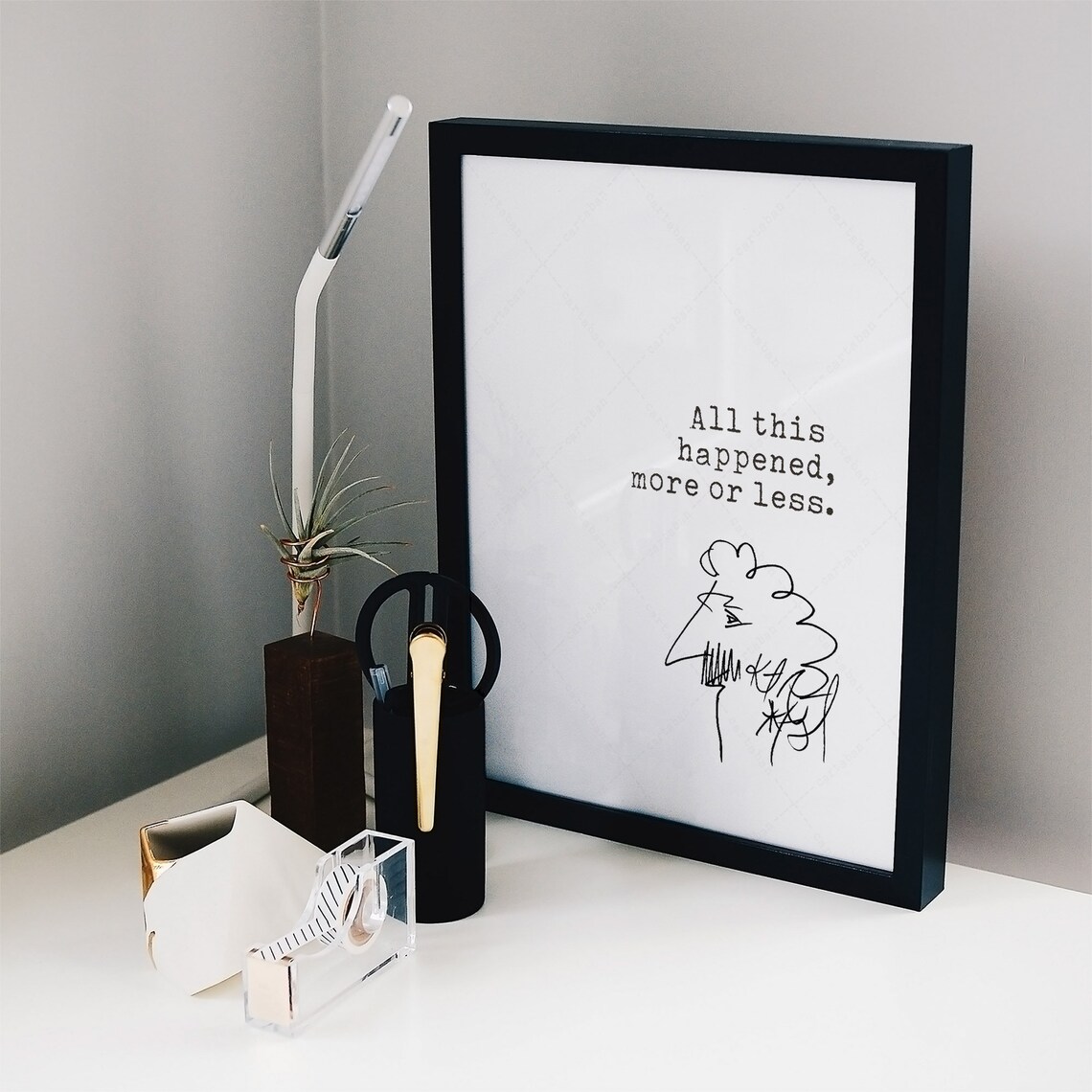 Kurt Vonnegut Slaughterhouse Five Quote Art Print - Image 2