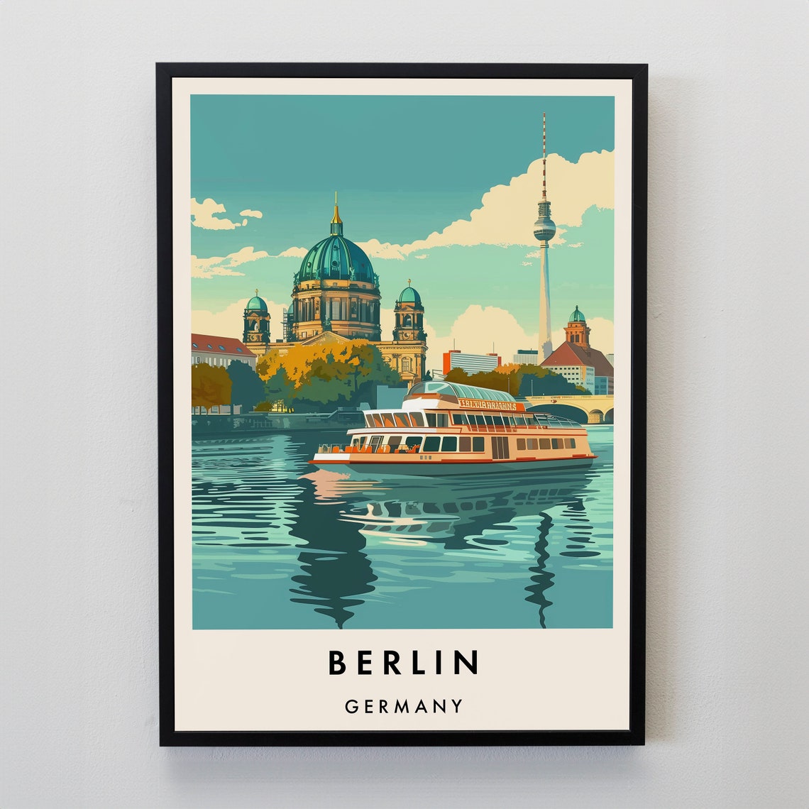 Berlin Gift Travel Poster