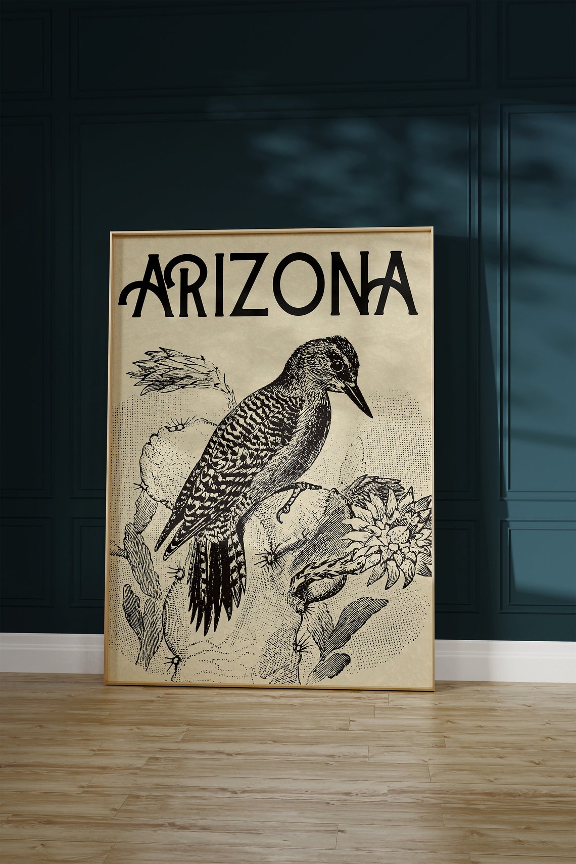 Arizona Vintage Travel Poster Art Print - Image 3