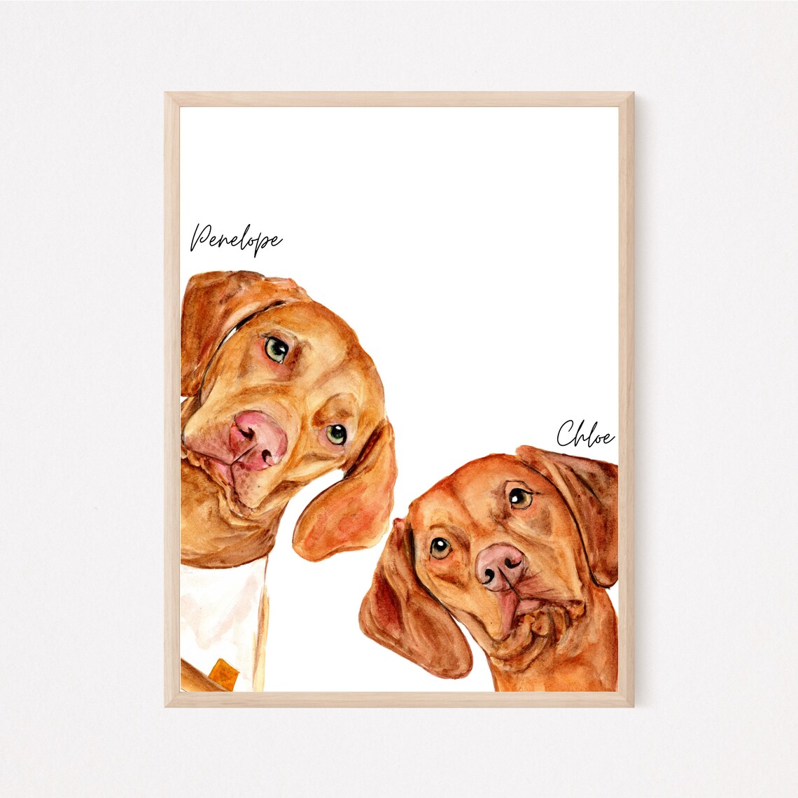 Custom Watercolor Dog Portrait, Modern Pet Art Print - Image 2
