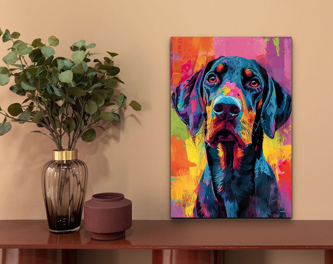 German Shorthaired Pointer Pop Art Poster