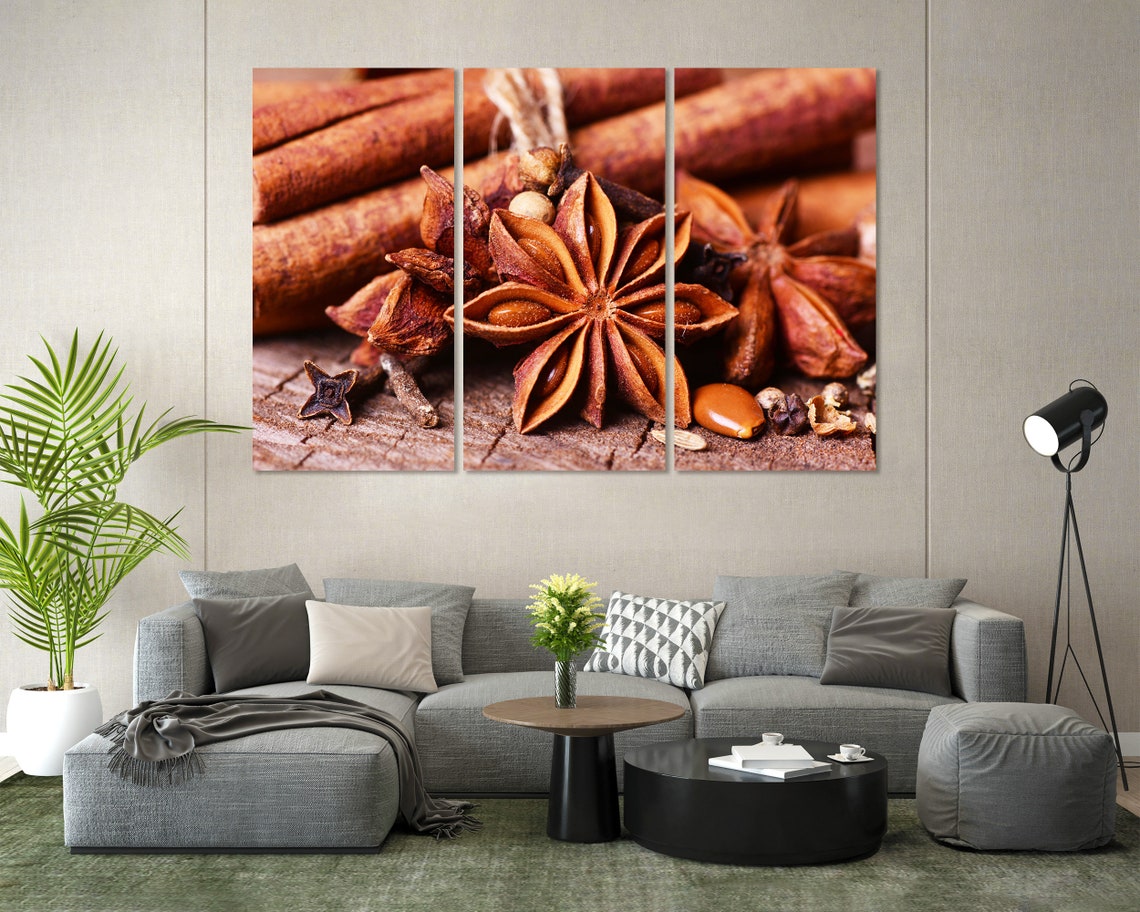 Star Anise Cinnamon Sticks Warm Spices Close Up Kitchen Poster - Image 5