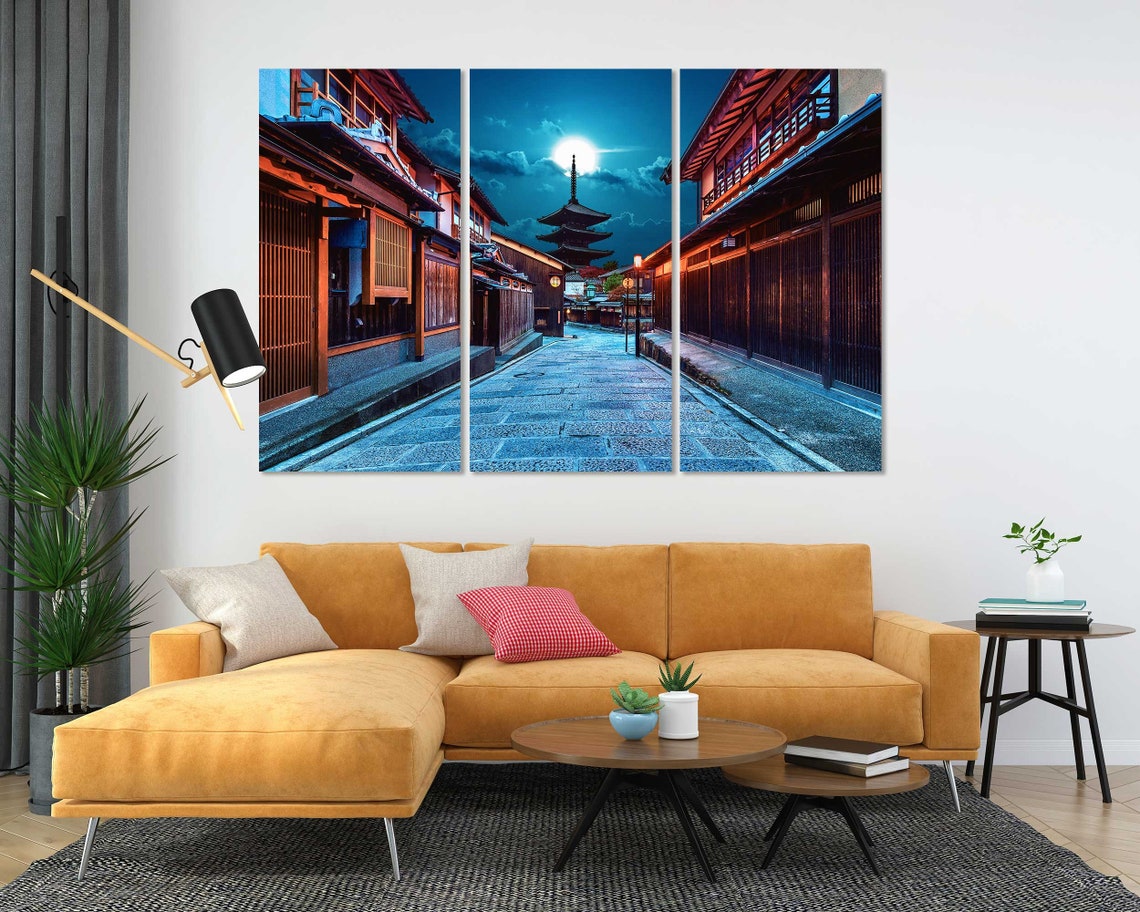 Yasaka Pagoda And Sannen Zaka Street In Kyoto Printing Art On Japan Wall Art Decoration Kyoto City Home Decor Japan Print Art - Image 5