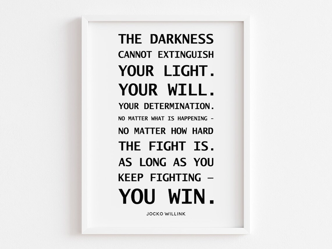 The Darkness Cannot Distinguish, Jocko Willink
