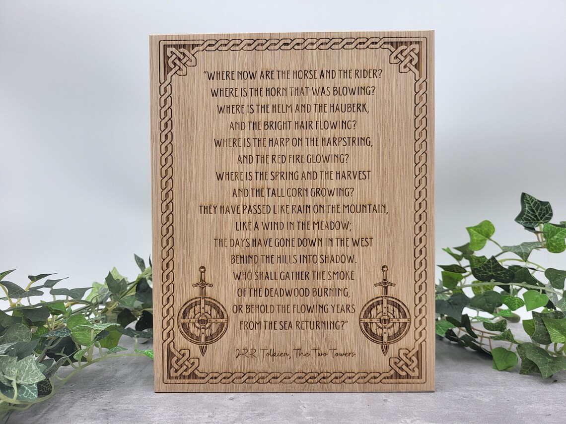 Theoden Lord Of The Rings Quote Art Print