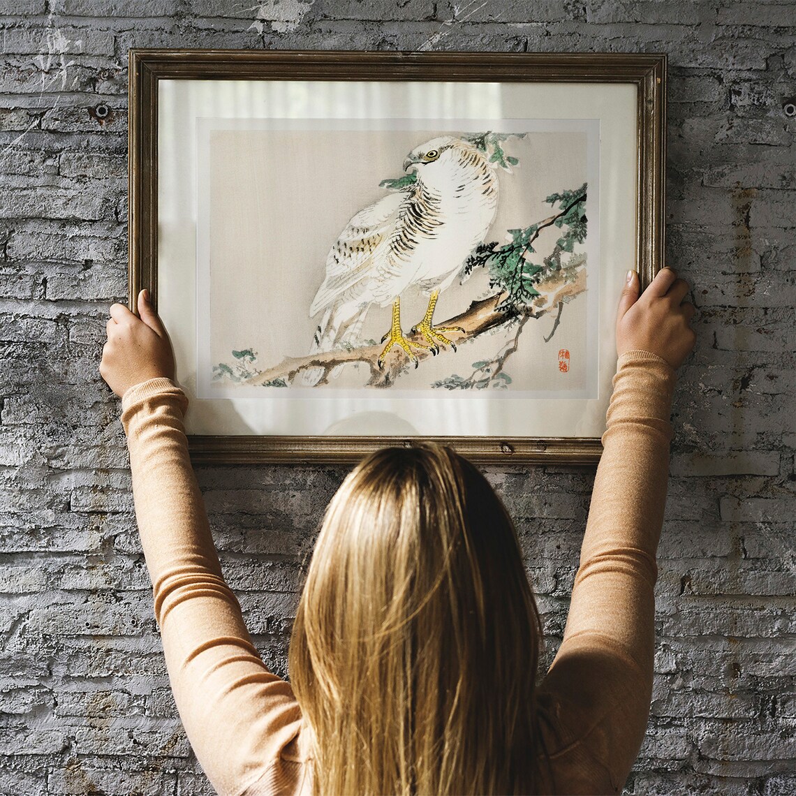 Mockingbird Antique Drawing Vintage Poster - Image 3