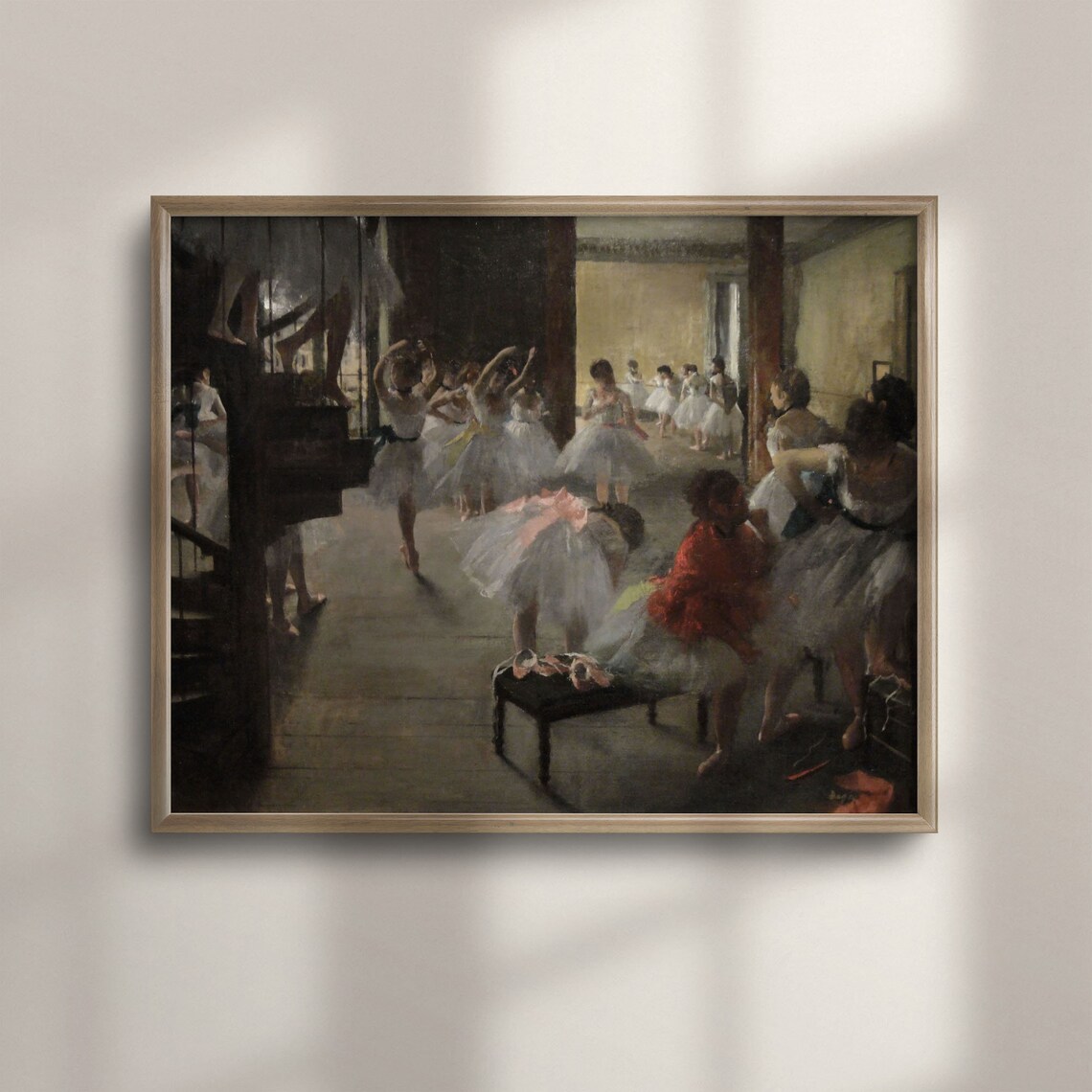 Edgar Degas Ballet Dancers Backstage Opera Foyer Vintage Dance Painting Poster