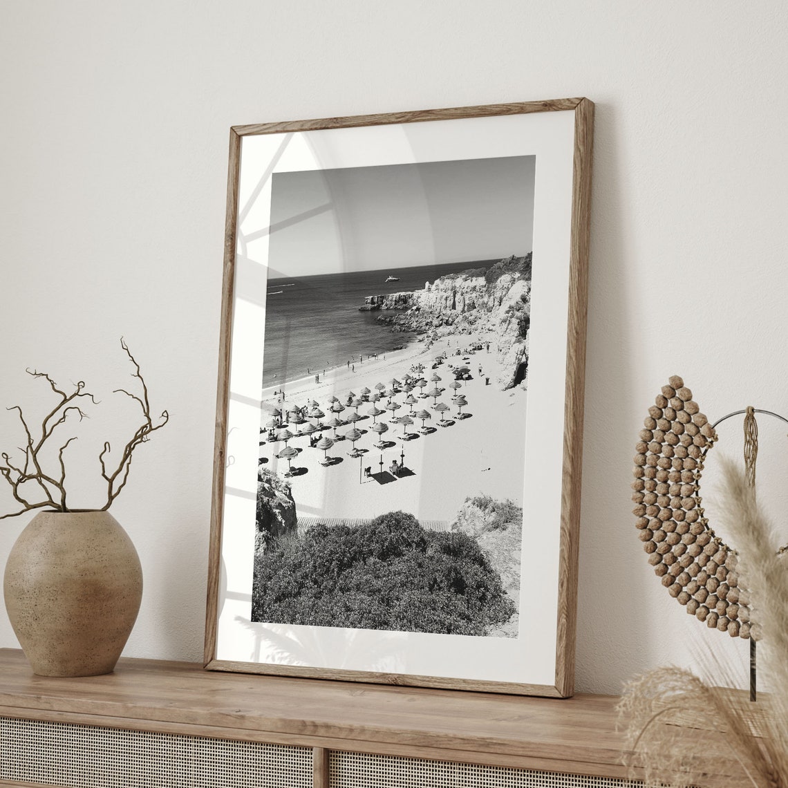 Algarve Wall Art Print Black And White Algarve Poster Faro Portugal Photo Distrito De Faro Decor Portuguesa Photography C19 279 - Image 2