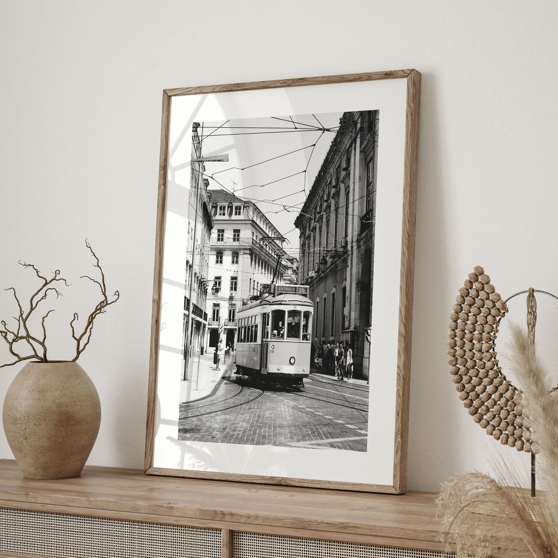 Portugal Street Photography Print Black And White Lisbon Wall Art Portugal Poster Travel Photo Decor Portuguese Wall Art C19 269 - Image 2