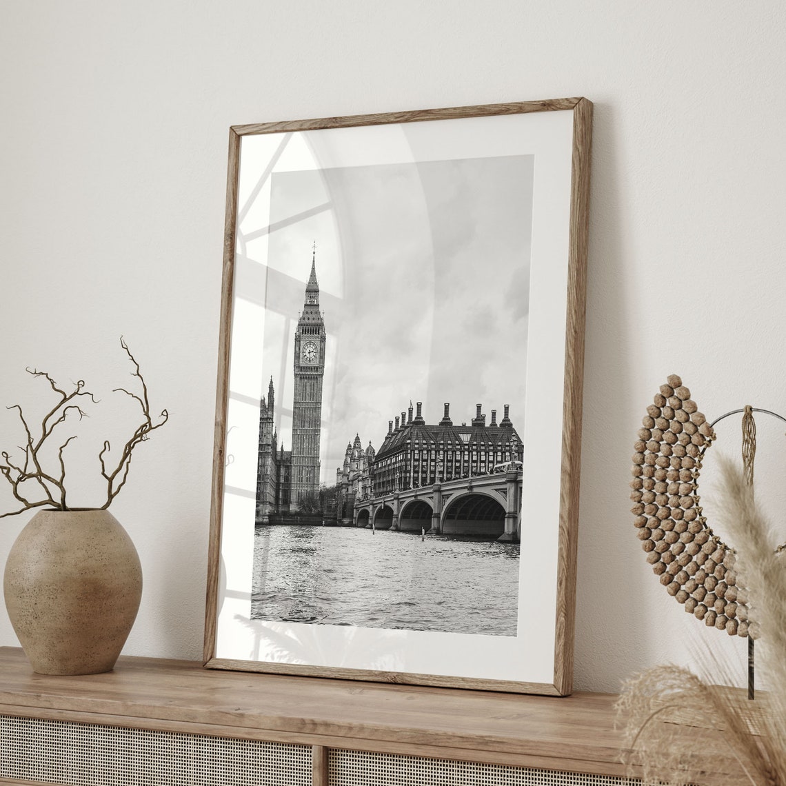 London Bridge Black And White Print London Wall Art London Poster London Photo London Wall Decor England Uk Europe C19 493 - Image 2