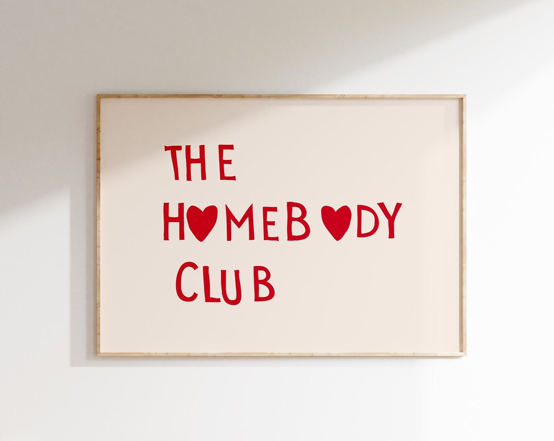 The Homebody Club Trendy Decor Poster Print