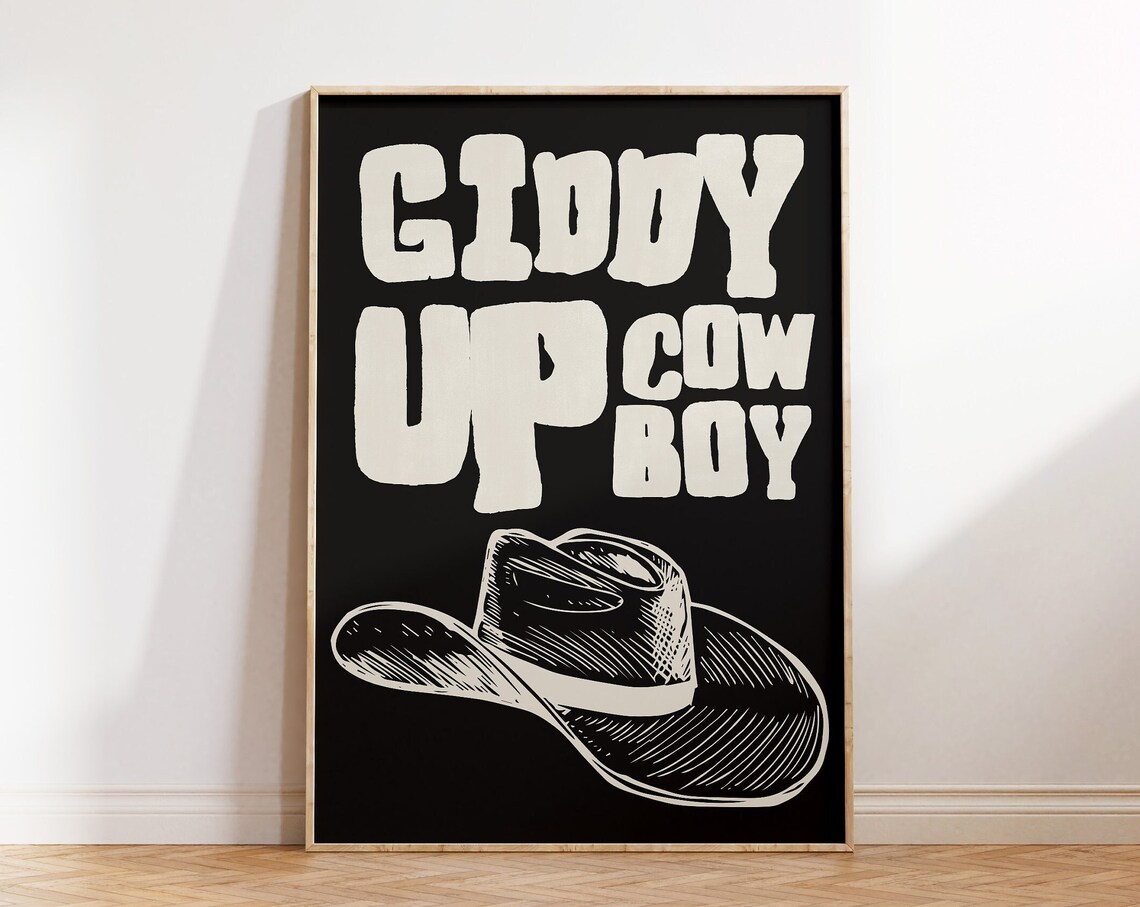 Cowboy Hat Wild West Art Print