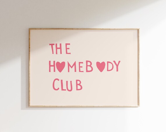 The Homebody Club Minimalist Heart Art Print