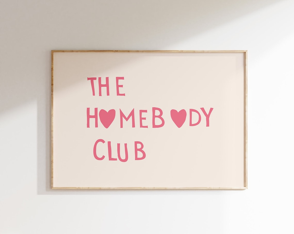 The Homebody Club Minimalist Heart Art Print