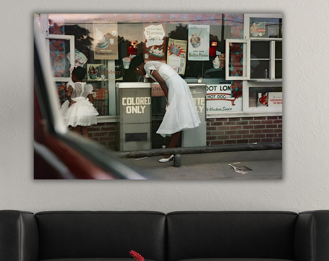 Gordon Parks Segregated Water Fountain 1956 Civil Rights Poster