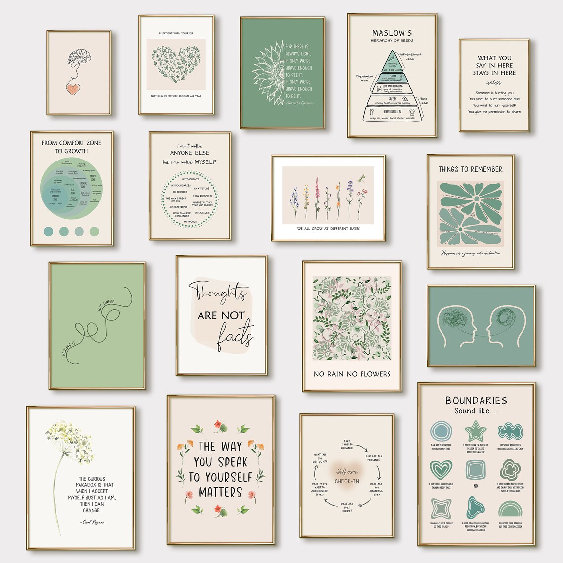 Mental Health Posters for Therapy Office Decor - Image 4