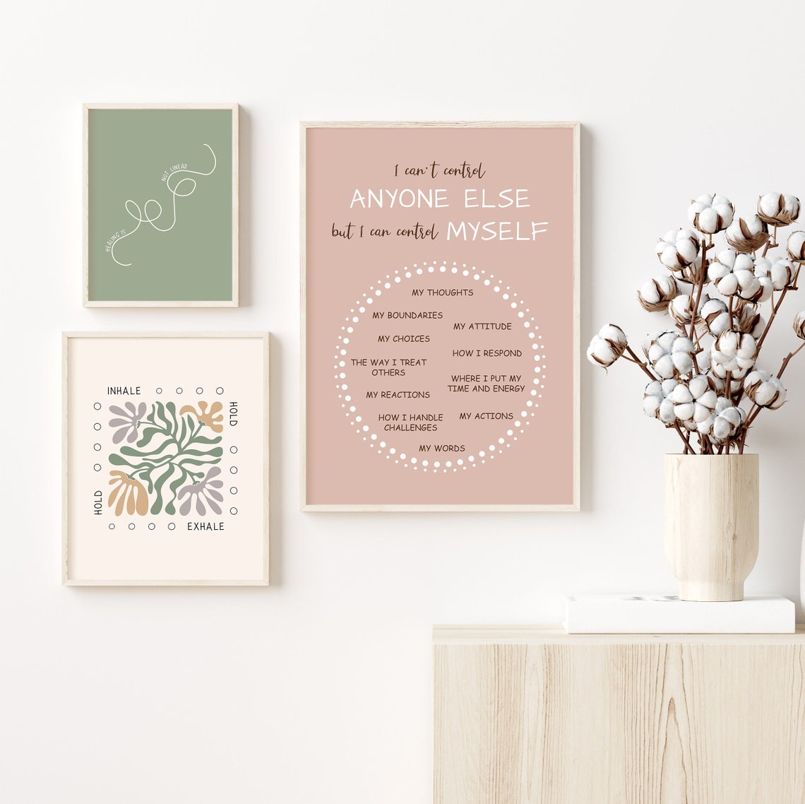 From Comfort Zone To Growth Diagram Therapy Office Mindset Poster - Image 2