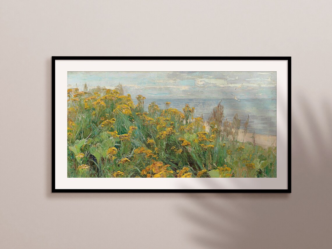 Vintage Summer Landscape Painting Art Print - Image 2
