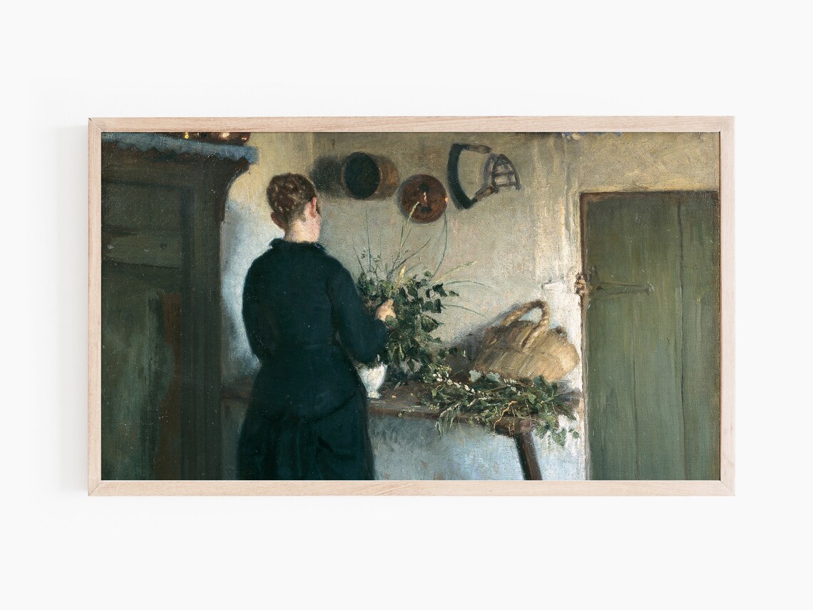 Classic Countryside Life Painting Art Print - Image 2