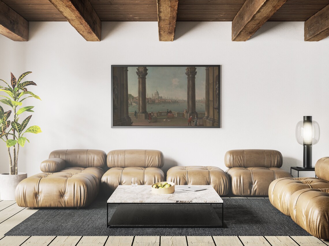 Vintage Painting, Abstract Modern Art Print - Image 3