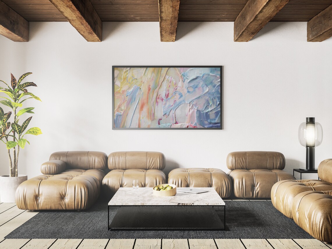 Abstract Oil Painting Art Print for Frame TV - Image 4