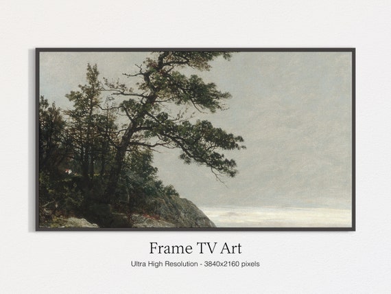 Classic Forest Tree Painting, Oil Technique