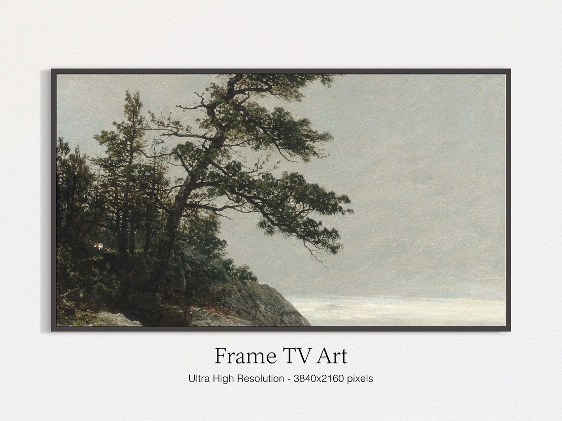 Classic Forest Tree Painting, Oil Technique