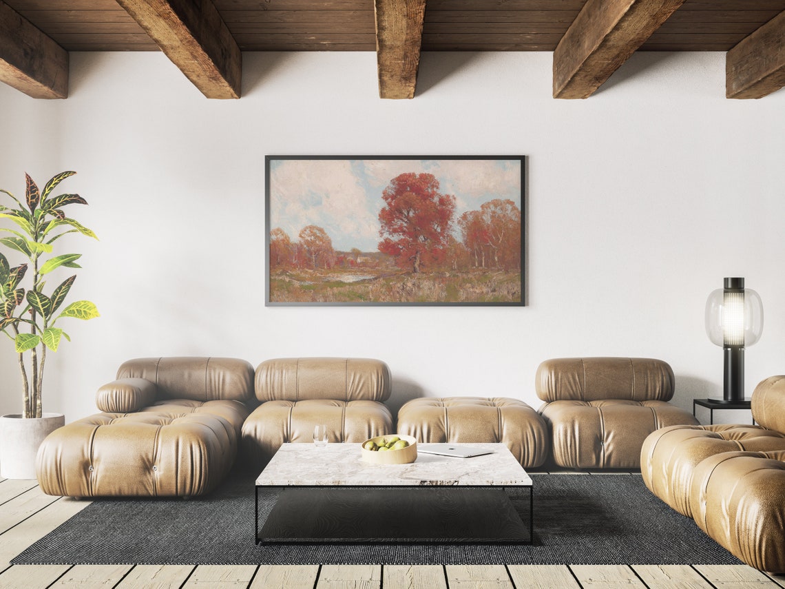 Autumn Trees, Seasonal Art Print - Image 3