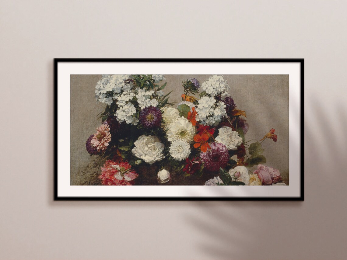 Frame TV Flower Painting Spring Art Print - Image 2